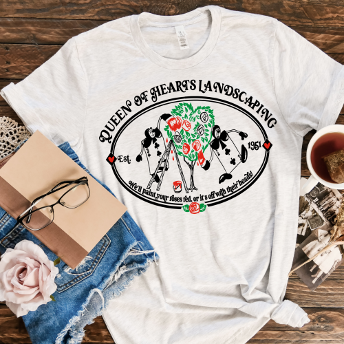 Queen Of Hearts Landscaping Shirt