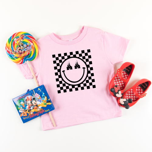 Disney Smiley Face Castle Shirt -Toddler & Youth