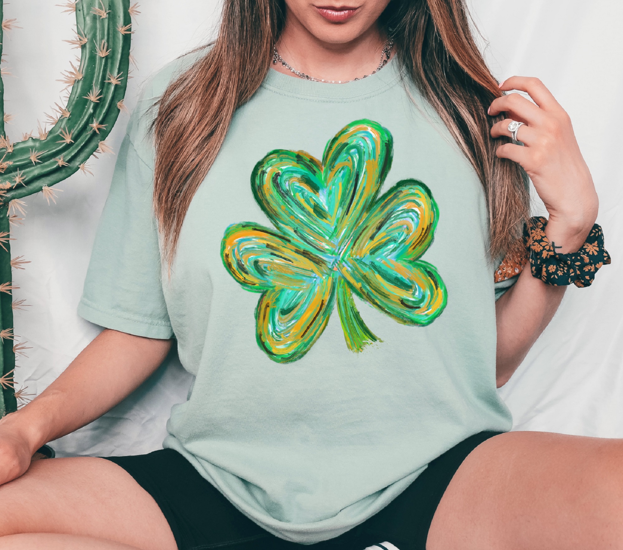 Watercolor Clover St. Patrick's Day shirt