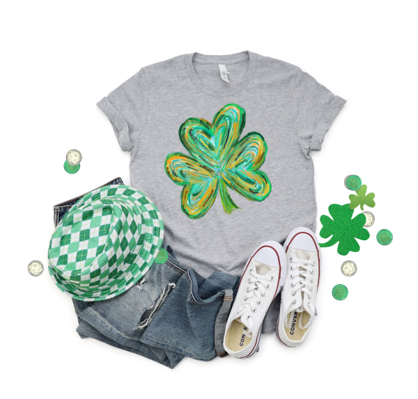 Watercolor Clover St. Patrick's Day shirt