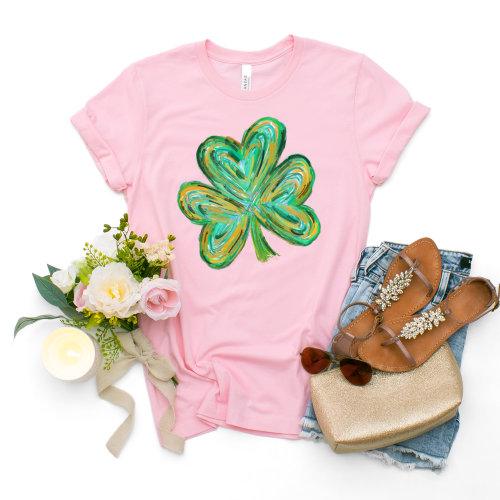 Watercolor Clover St. Patrick’s Day Shirt