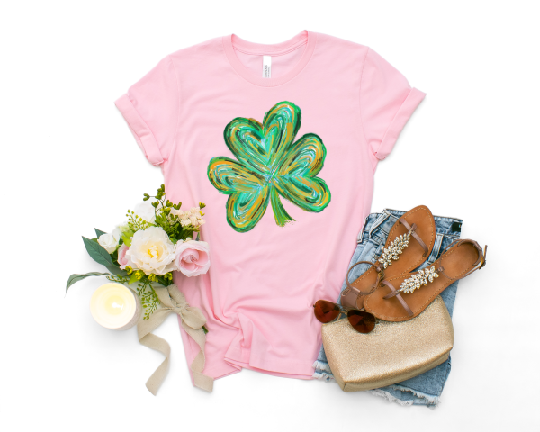 Watercolor Clover St. Patrick's Day shirt