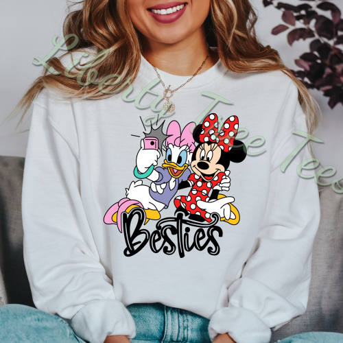 Minnie & Daisy Besties Sweatshirt- Youth