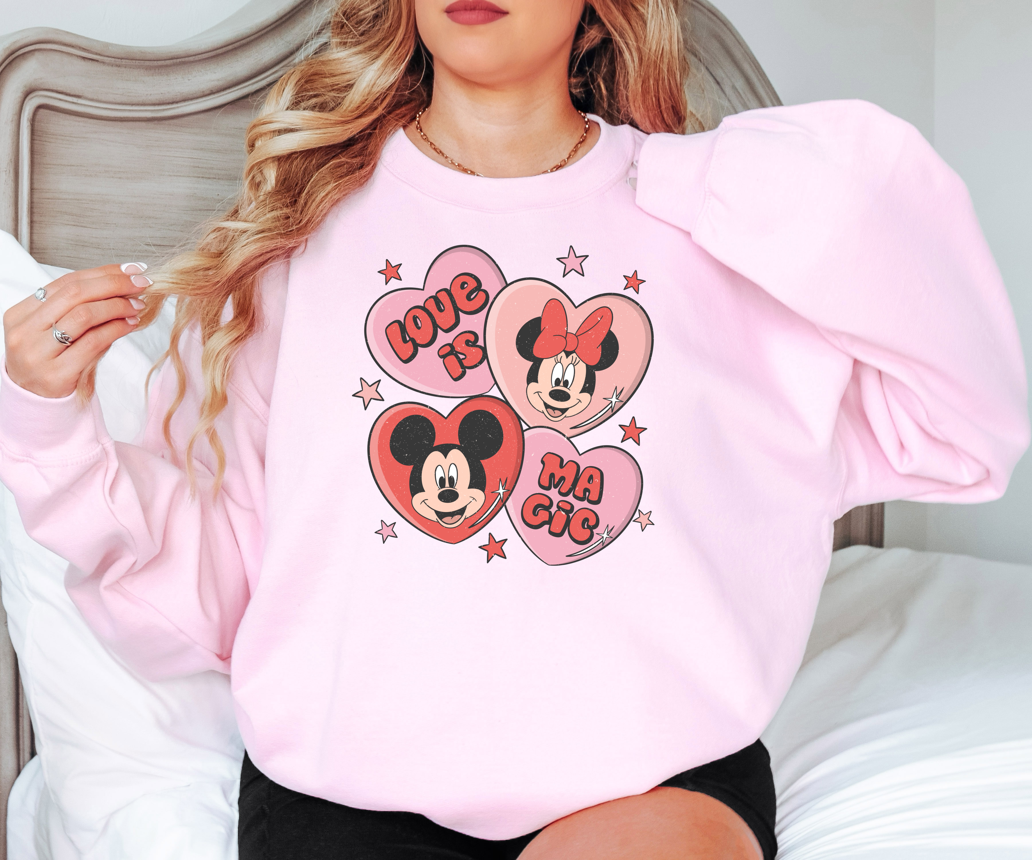 Love Is Magic Pink Sweatshirt