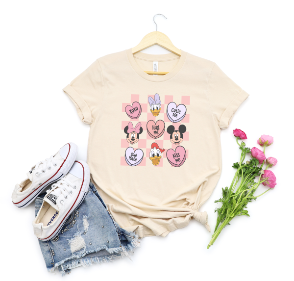 Magical Mouse Conversation Hearts Shirt