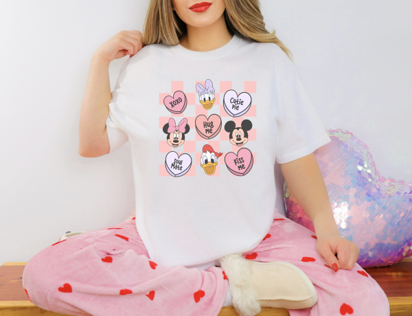 Magical Mouse Conversation Hearts Shirt