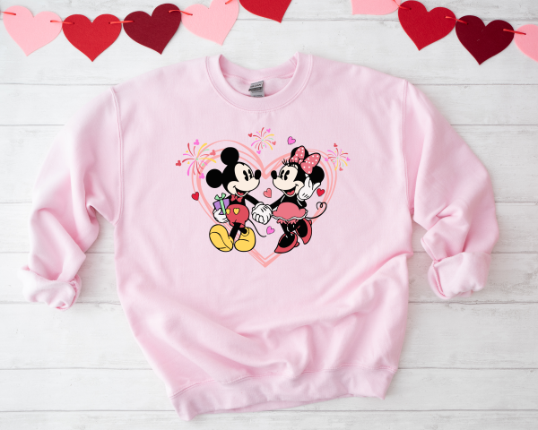 Mickey and Minnie Valentine's Day Shirt