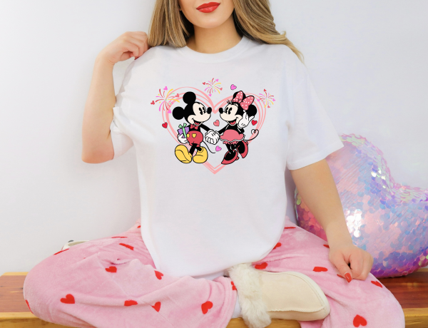 Mickey and Minnie Valentine's Day Shirt