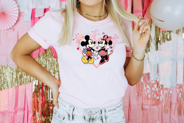 Mickey and Minnie Valentine's Day Shirt