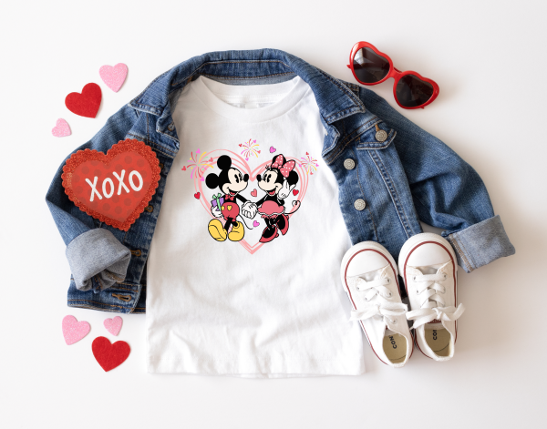 Mickey and Minnie Valentine's Day Shirt