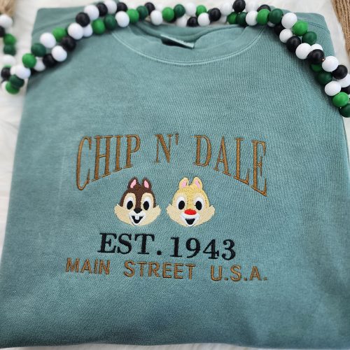 Chip N Dale Embroidered Sweatshirt