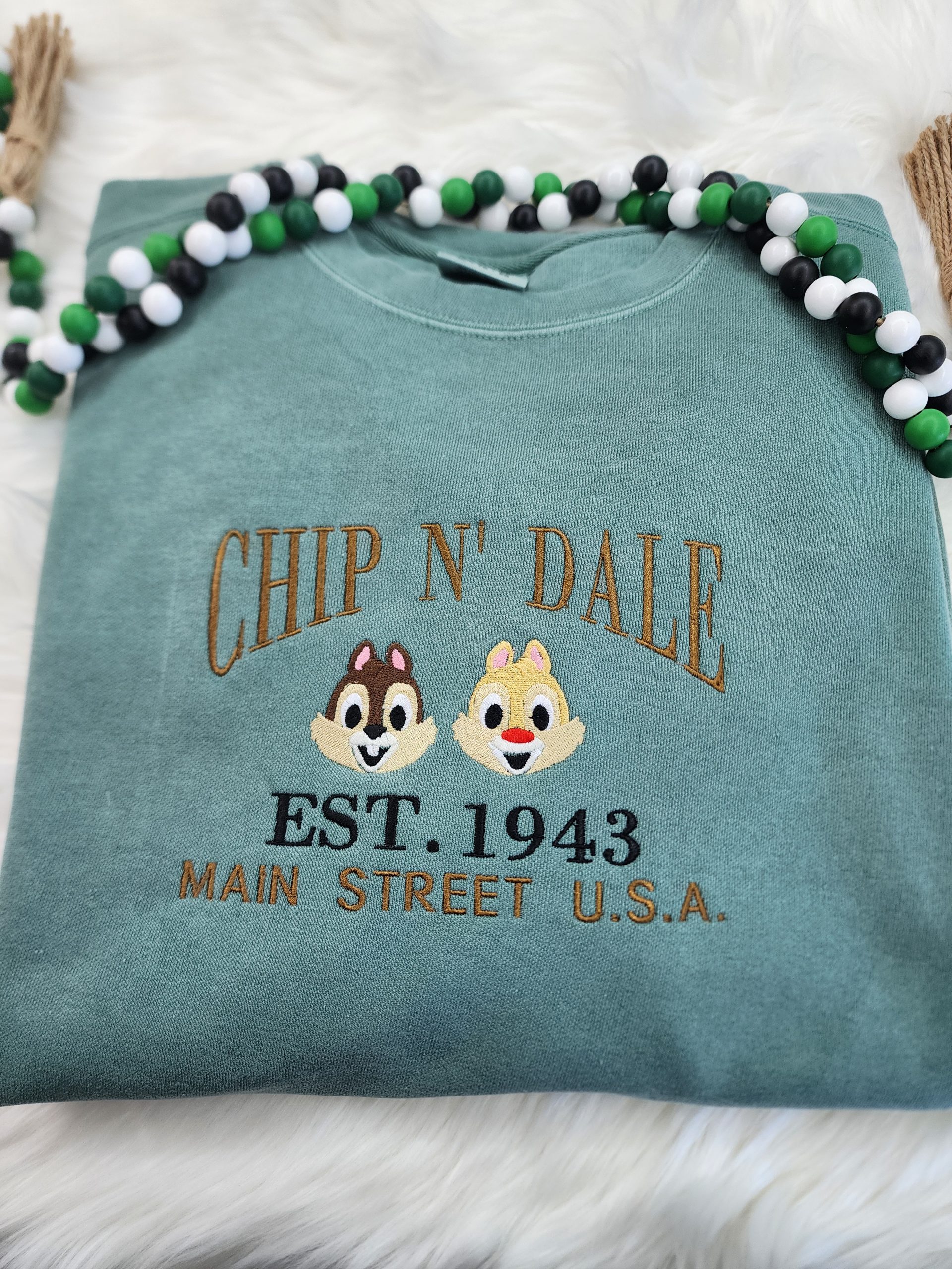 Chip N Dale Embroidered Sweatshirt