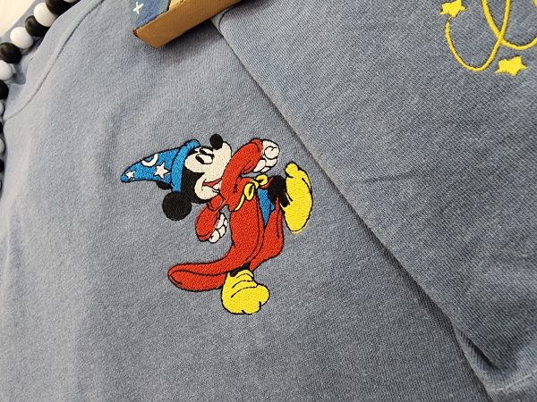 Sorcerer Mickey Embroidered Shirt