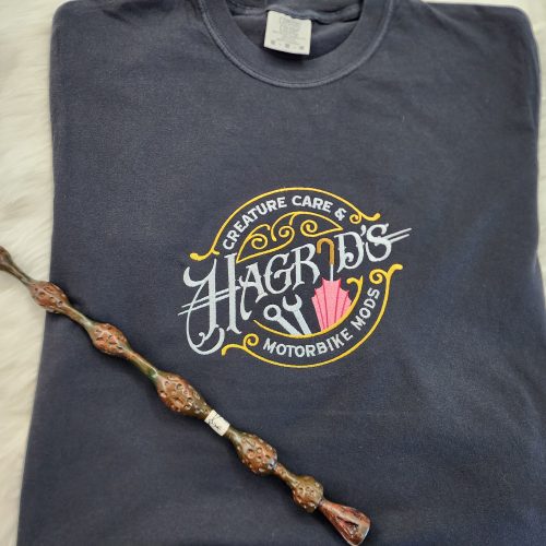 Hagrid’s Motorbike Mods Embroidered Shirt