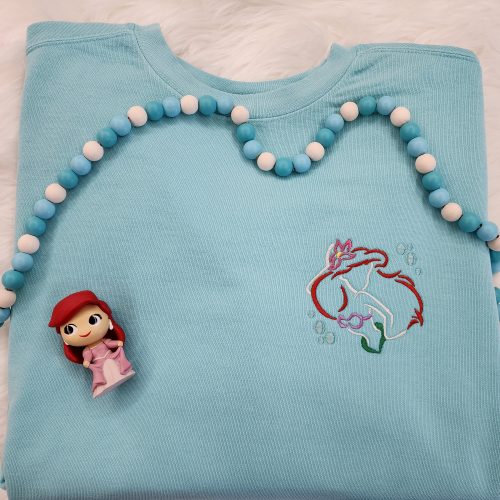 Ariel Sketch Embroidered Sweatshirt