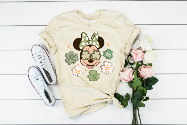 Mickey or Minnie Mouse St. Patrick's Day Shirt