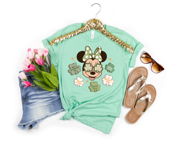 Mickey or Minnie Mouse St. Patrick's Day Shirt