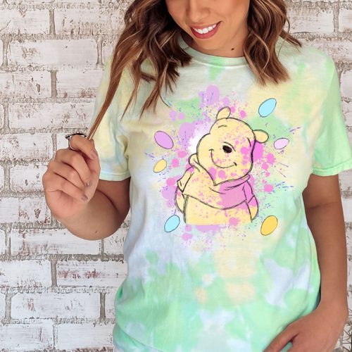 Pooh Easter Tie Dye Shirt