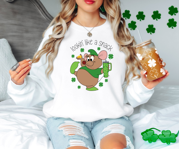 Lookin Like A Snack Gus St. Patrick's Day Sweatshirt