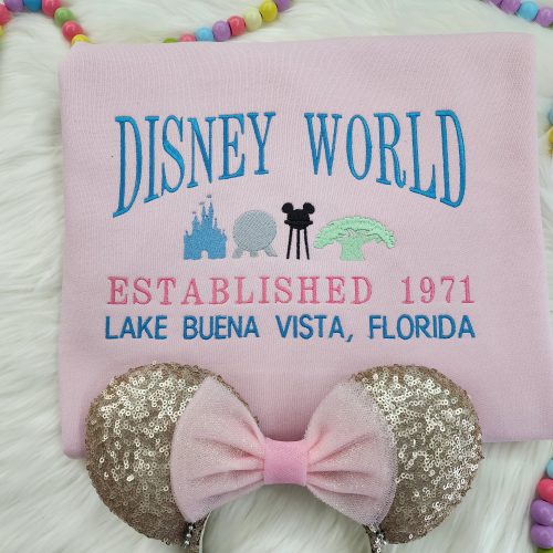 Disney World Embroidered Shirt