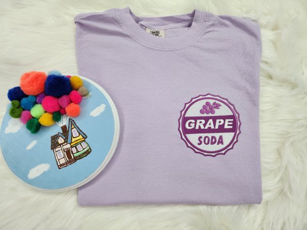 Grape Soda Embroidered Shirt