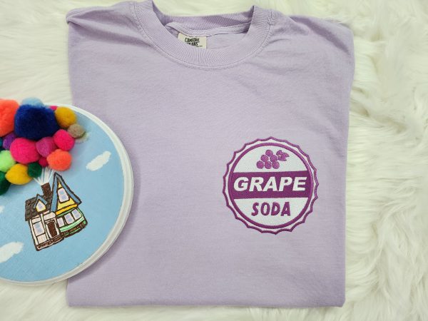 Grape Soda Embroidered Shirt