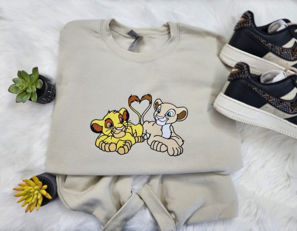 The Lion King Embroidered Sweatshirt