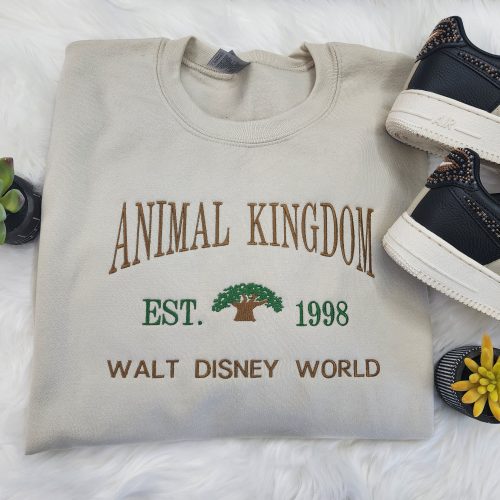 Animal Kingdom Embroidered Sweatshirt