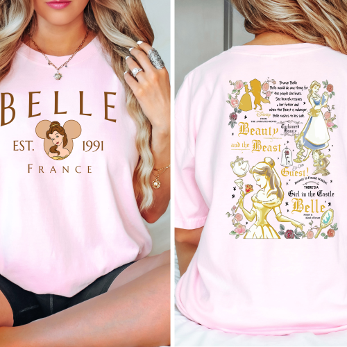 Belle Front and Back Comfort Colors Shirt