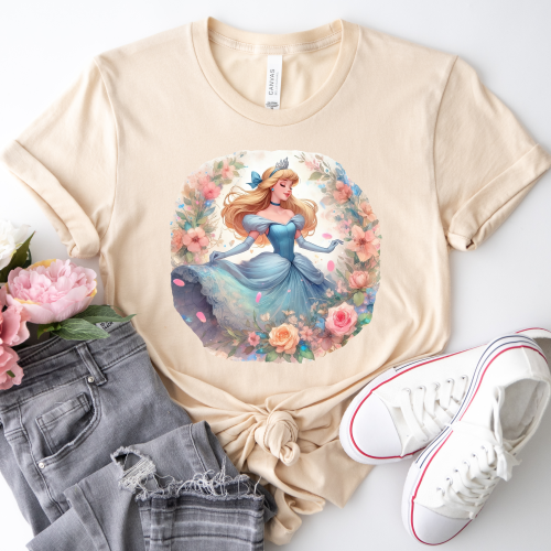 Cinderella Watercolor Shirt -1