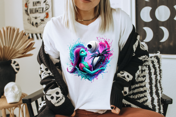 Jack & Sally Watercolor shirt