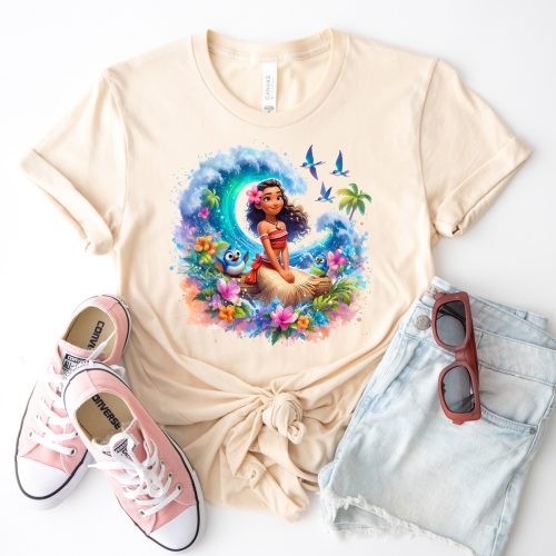 Moana Watercolor Shirt-2