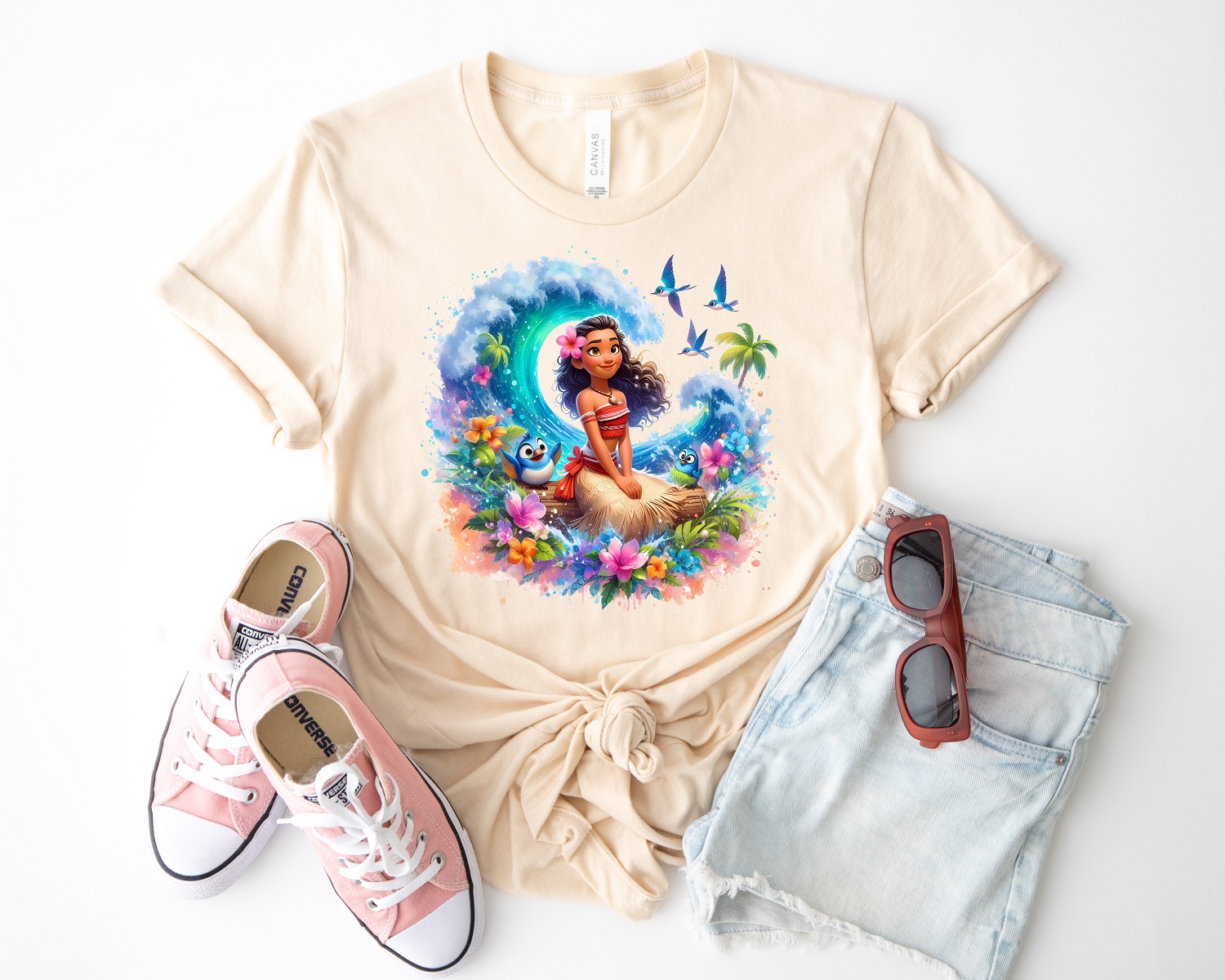 Moana Watercolor Shirt