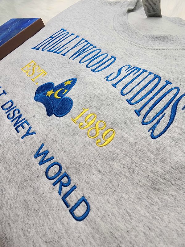 Hollywood Studios Embroidered Sweatshirt