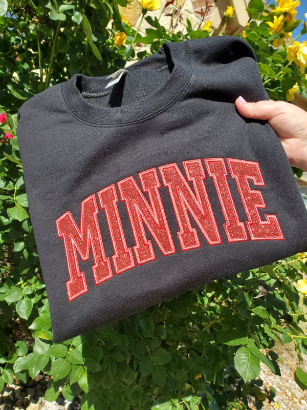 Minnie Mouse Embroidered Sweatshirt