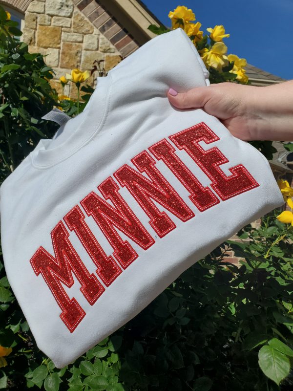 Minnie Mouse Embroidered Sweatshirt