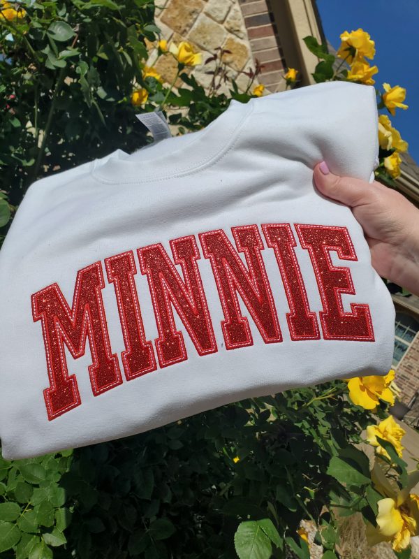 Minnie Mouse Embroidered Sweatshirt