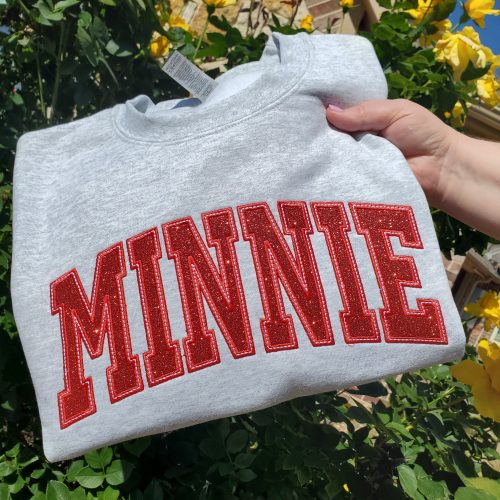 Minnie Mouse Embroidered Sweatshirt