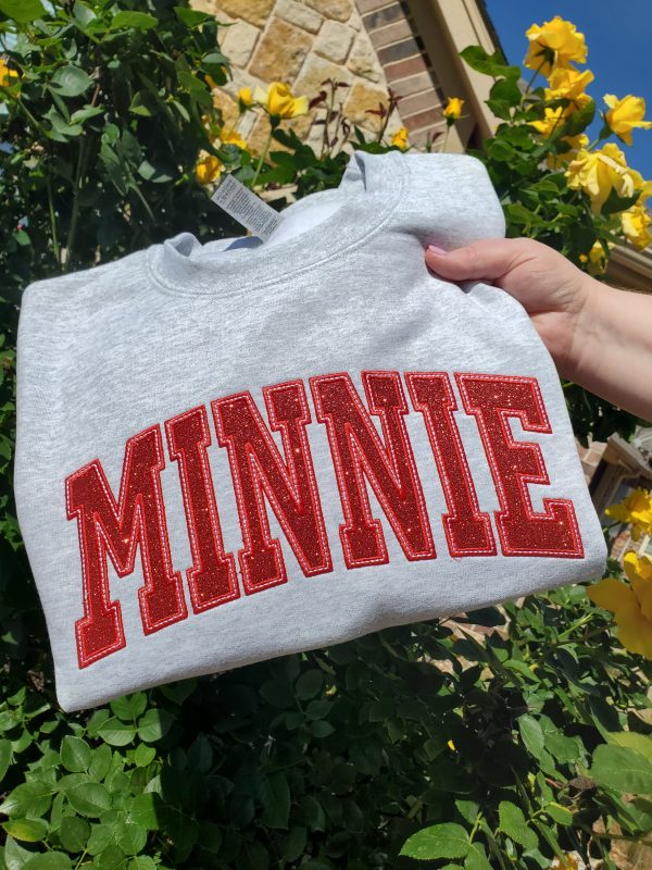 Minnie Mouse Embroidered Sweatshirt