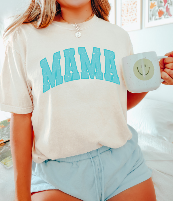 Mama Varsity Comfort Colors Shirt