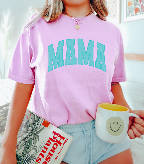 Mama Varsity Comfort Colors Shirt