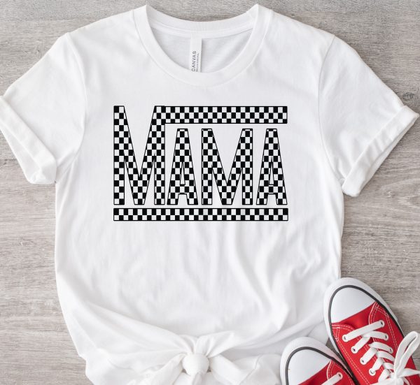 Retro Mama Checkered Shirt