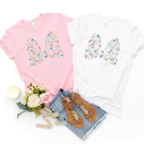 Minnie Mouse Floral Bow Shirt