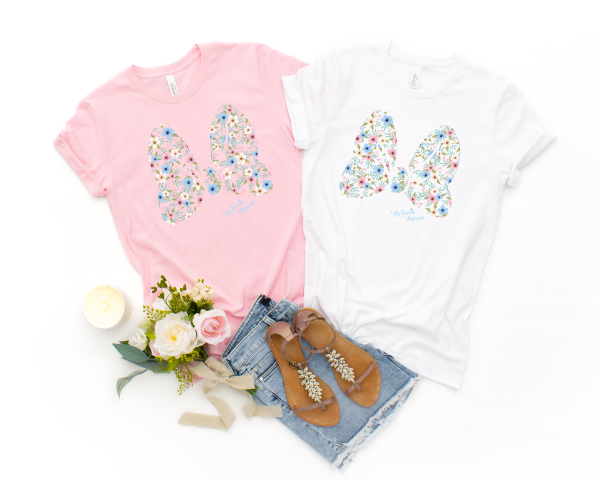 Minnie Mouse Floral Bow Shirt