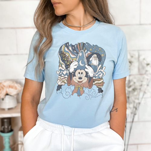 Retro Sorcerer Mickey Shirt