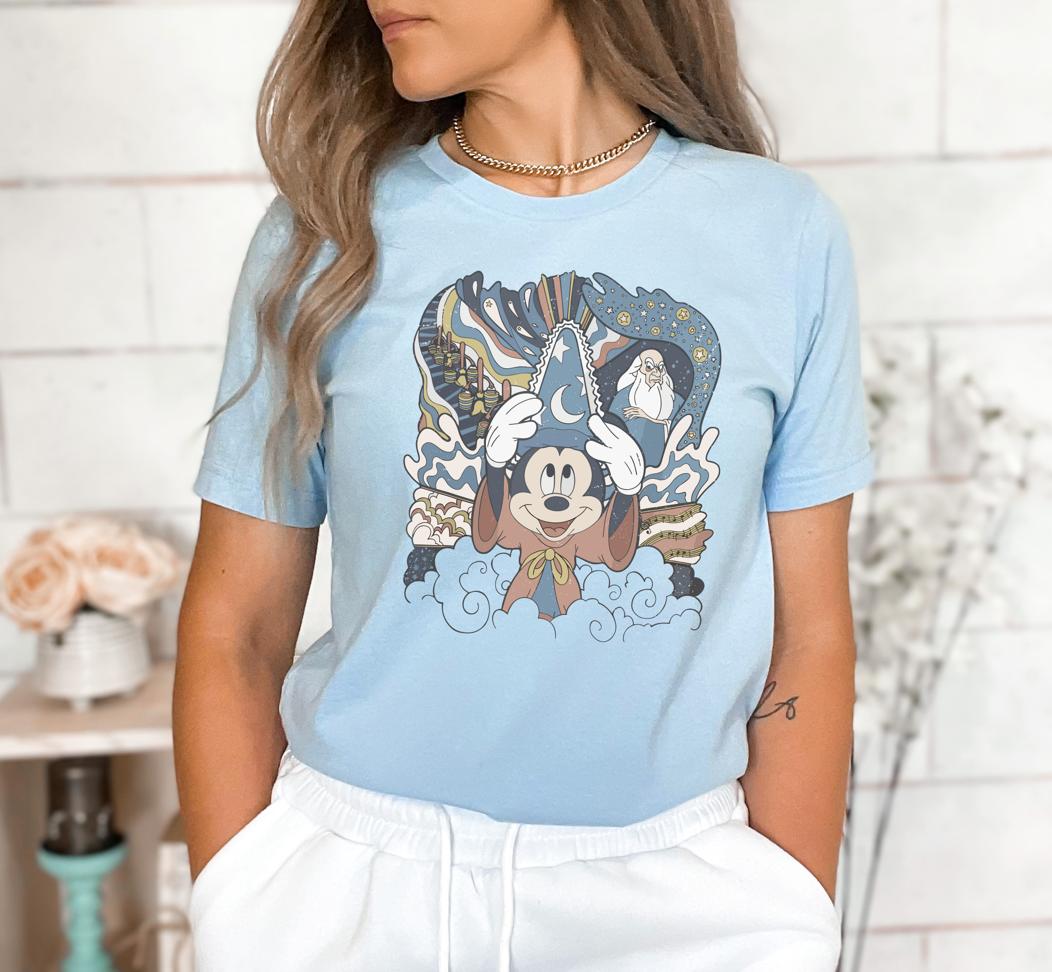 Retro Sorcerer Mickey Shirt