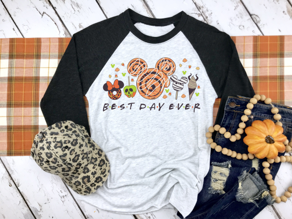 Best Day Ever Halloween Snack Raglan