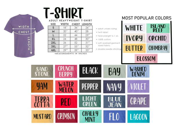 CC COLOR CHART