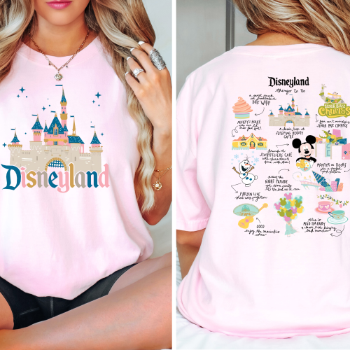 Disneyland Front and Back Comfort Colors Shirt