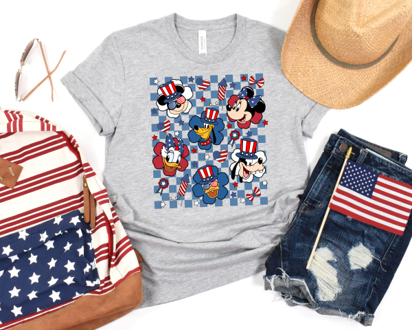 Retro Mickey & Friends 4th Of July Shirt